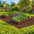 Грядка с полимерным покрытием 1x3.0 м, коричневый для дома и дачи
